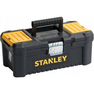 Ящик ESSENTIAL пластиковий з металевими застібками, розмір 316x156x128 мм (12.5 ) STANLEY STST1-75515 STST1-75515 фото