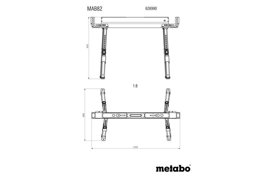 Комплект козлів MAB 82 (626990000) 626990000 фото