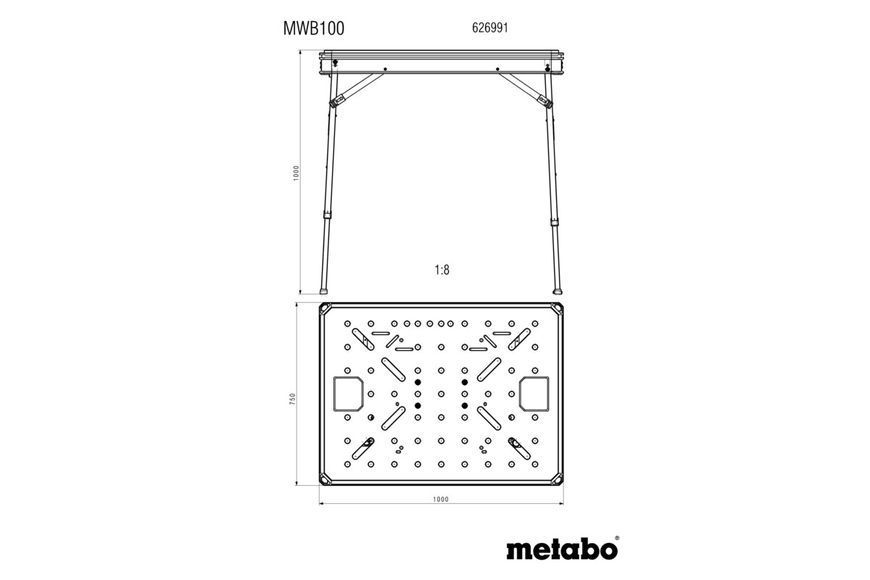 Багатофункціональний стіл MWB 100 (626991000) 626991000 фото