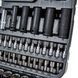 Набір головок торцевих 1/4&Prime; та 1/2&Prime; 111 предметів Vitals Master Impact + Superlock 186169 фото 10