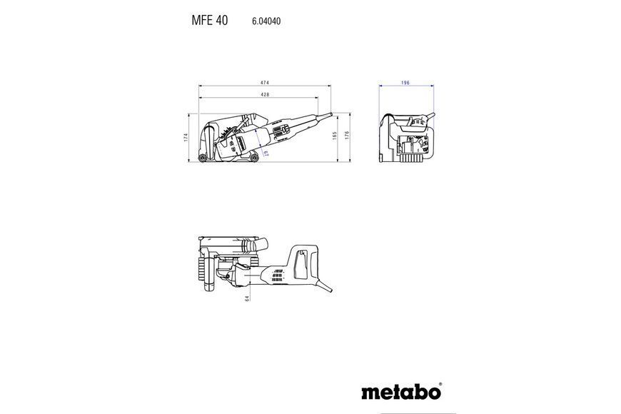MFE 40 (604040500) Штроборіз 604040500 фото