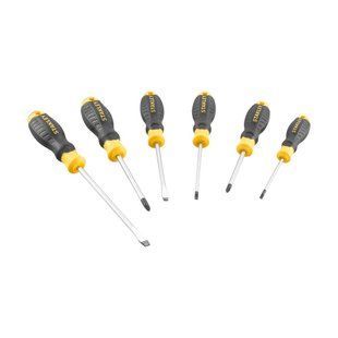 Набір з шести викруток CushionGrip STANLEY STHT16165-0 STHT16165-0 фото