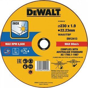 Круг відрізний DeWALT DT43909 DT43909 фото