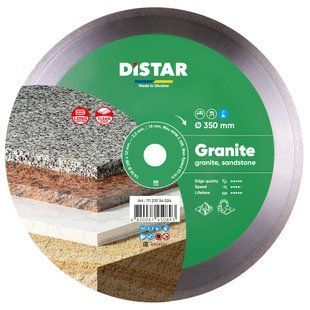 Круг алмазний вiдрiзний 1A1R 350x2,2x10x32 Granite 11127034024 фото