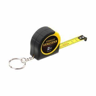 Рулетка-брелок FATMAX, 2м х 13мм в гумовому корпусі STANLEY FMHT1-33856 FMHT1-33856 фото