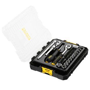 Набір торцевих головок 1/4 FATMAX&reg; Maxi Drive, шестигранних, 48 предметів STANLEY FMMT98101-0 FMMT98101-0 фото