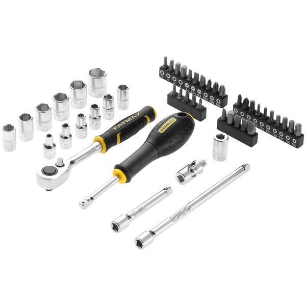 Набір торцевих головок 1/4 FATMAX&reg; Maxi Drive, шестигранних, 48 предметів STANLEY FMMT98101-0 FMMT98101-0 фото