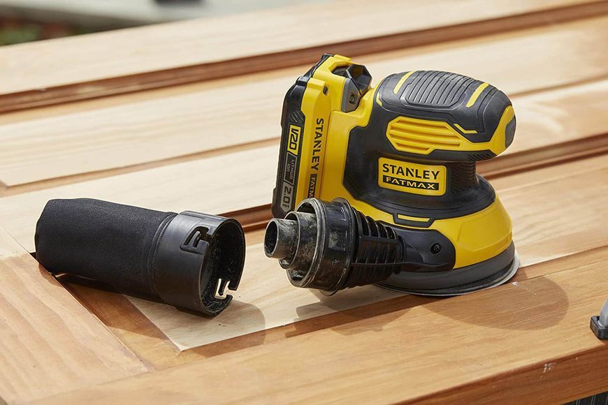 Шліфмашина ексцентрикова акумуляторна безщіткова STANLEY FATMAX SFMCW220B SFMCW220B фото