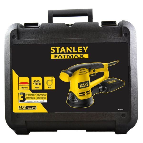Шліфмашина ексцентрикова мережева STANLEY FATMAX FME440K FME440K фото Шліфмашина ексцентрикова мережева STANLEY FATMAX FME440K FME440K фото