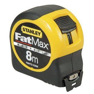 Рулетка вимірювальна FatMax Blade Armor довжиною 8 м, шириною 32 мм, магнітна STANLEY FMHT0-33868 FMHT0-33868 фото