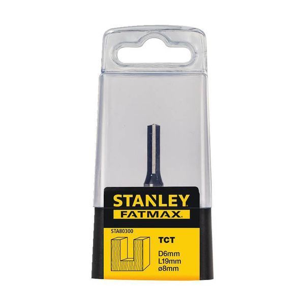 Фреза по дереву пазова пряма діаметром 6 мм STANLEY STA80300 STA80300 фото