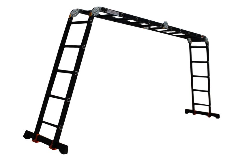 Драбина-трансформер 4*5сх. 1,45-5,75м анодований алюміній KMP405A фото