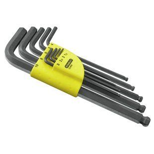 Набір з дев&rsquo;яти шестигранних метричних ключів STANLEY 1-13-976 1-13-976 фото