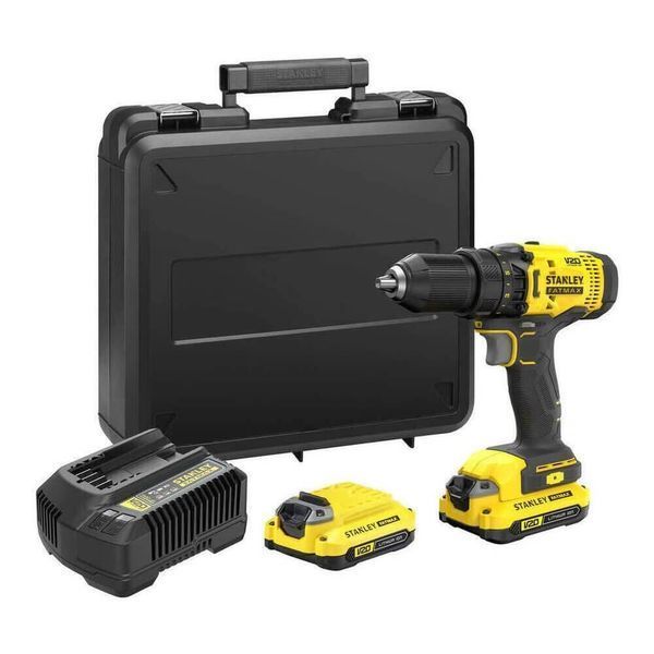 Дриль-шурупокрут акумуляторний STANLEY FATMAX SFMCD700C2K SFMCD700C2K фото