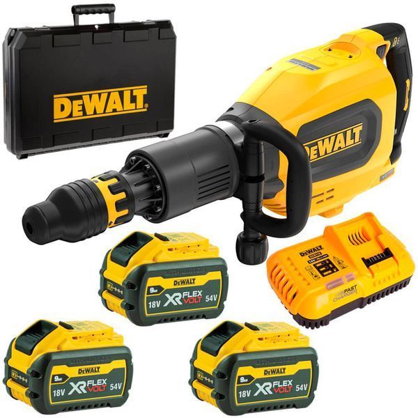 Молоток відбійний акумуляторний безщітковий SDS-MAX DeWALT DCH911X3 DCH911X3 фото