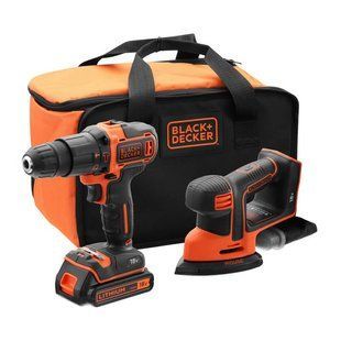 Набір з двох інструментів BLACK+DECKER BCK23S1S BCK23S1S фото