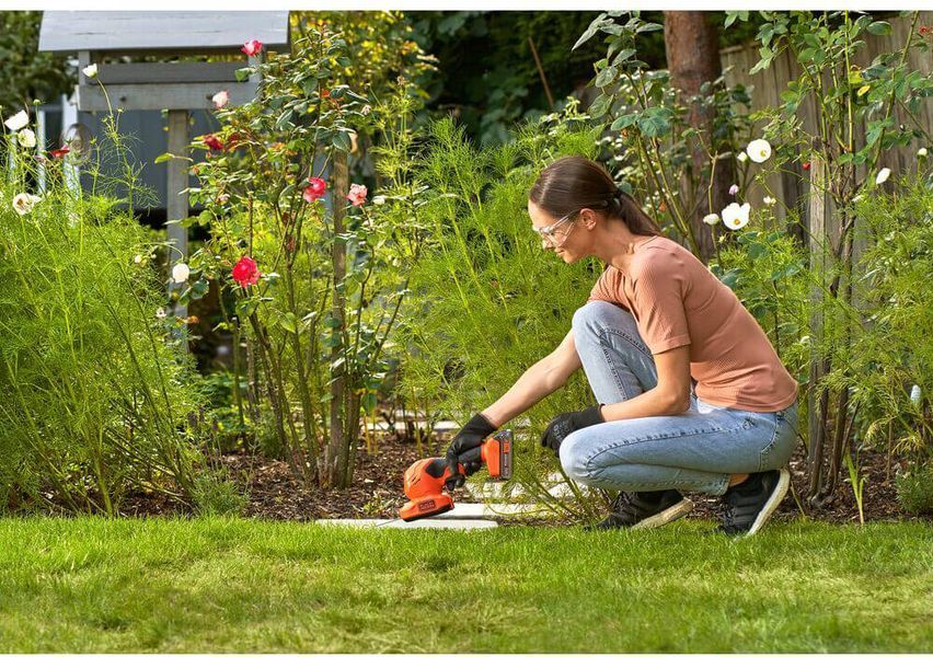 Кущоріз-ножиці акумуляторні BLACK+DECKER BCSS18B BCSS18B фото