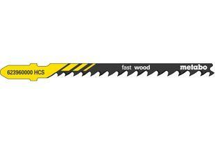 5 пилкових полотен для лобзиків &laquo;fast wood&raquo;, 74 мм/progr. (623960000) 623960000 фото
