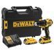 Дриль-шурупокрут акумуляторний безщітковий ударний DeWALT DCD709D2T DCD709D2T фото 1