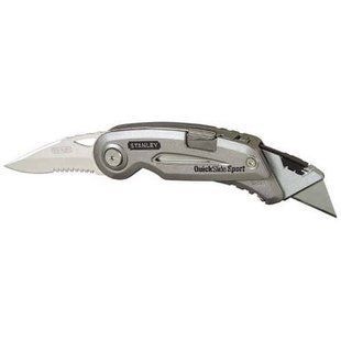 Ніж складаний QUICKSLIDE SPORT UTILITY KNIFE з двома лезами STANLEY 0-10-813 0-10-813 фото