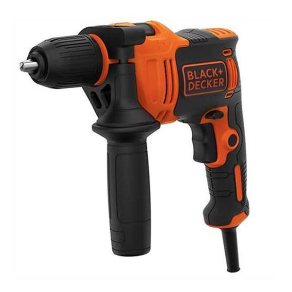 Дриль мережевий ударний BLACK+DECKER BEH550K BEH550K фото
