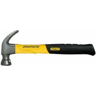 Молоток Graphite Curve Claw з вагою головки 450 г, з загнутим цвяходером STANLEY 1-51-505 1-51-505 фото