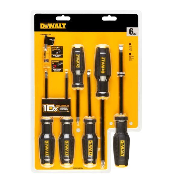 Набір викруток TOUGHSERIES&trade; MAX FIT&reg;, 6 штук DeWALT DWHT62056-0 DWHT62056-0 фото