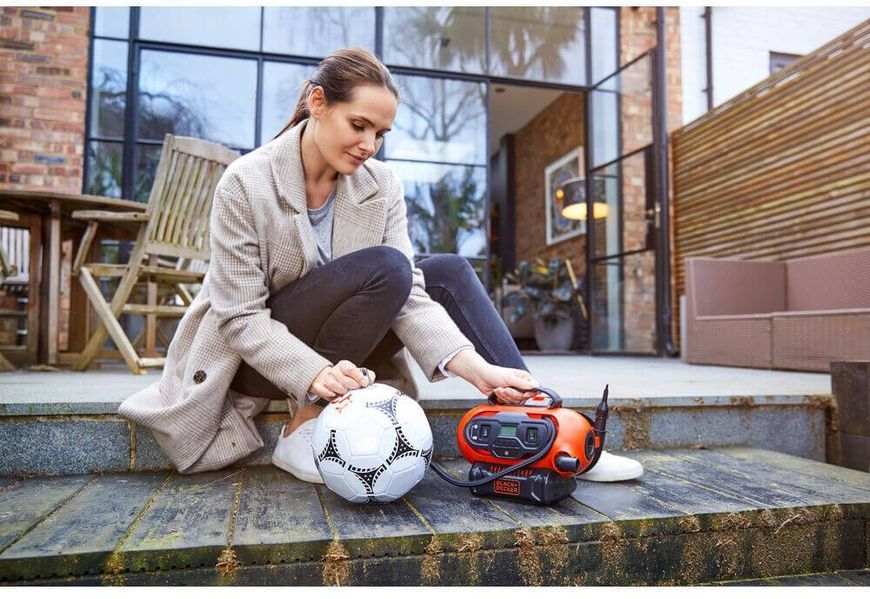 Компресор автомобільний акумуляторний BLACK+DECKER BDCINF18N BDCINF18N фото
