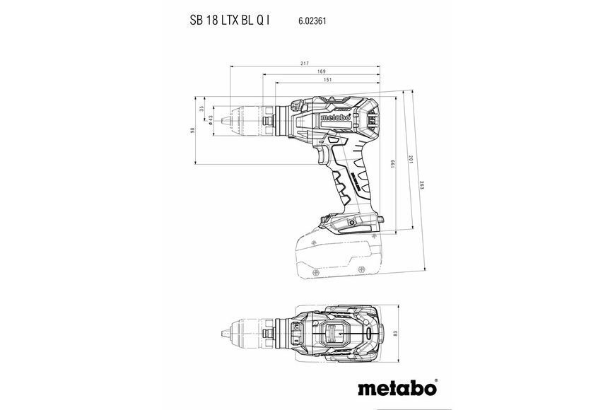 SB 18 LTX BL Q I (602361650) Акумуляторний ударний дриль 602361650 фото