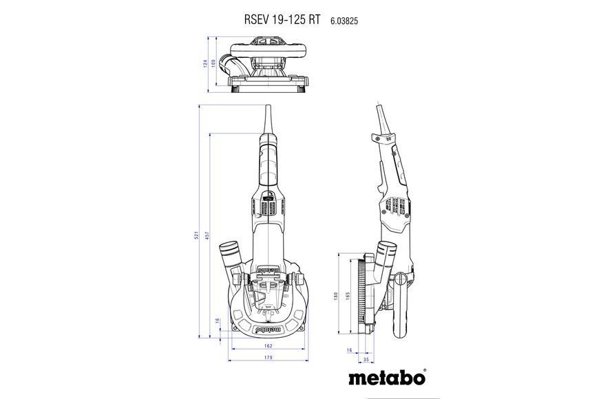 RSEV 19-125 RT (603825710) Шліфувальна машина для ремонтних робіт 603825710 фото