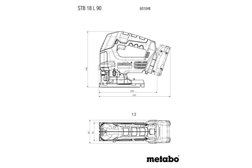STB 18 L 90 (601048840) Акумуляторний лобзик 601048840 фото STB 18 L 90 (601048840) Акумуляторний лобзик 601048840 фото