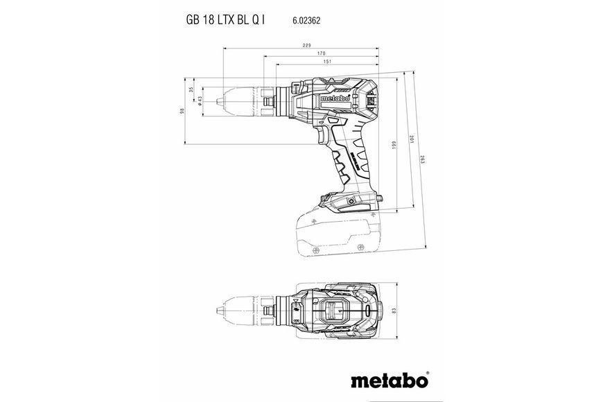 GB 18 LTX BL Q I (602362840) Акумуляторний різьбонарізчик 602362840 фото