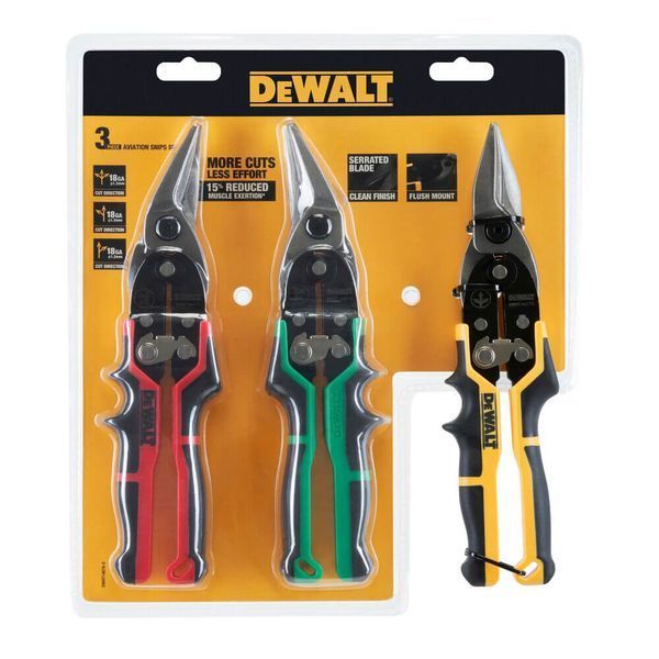 Набір ножиць з металу ERGO Aviation DeWALT DWHT14676-0 DWHT14676-0 фото Набір ножиць з металу ERGO Aviation DeWALT DWHT14676-0 DWHT14676-0 фото