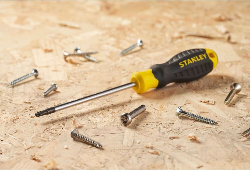 Викрутка Cushion Grip довжиною 100 мм під шліц TORX TT20 STANLEY STHT16179-0 STHT16179-0 фото