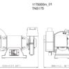 Комбінована машина для сухого/вологого шліфування METABO TNS 175 38802