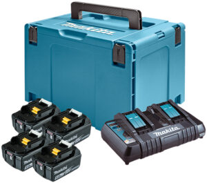 Набір акумуляторів LXT (BL1850Bx3, DC18RD, Makpac4) + DGA504Z MAKITA 198844-1
