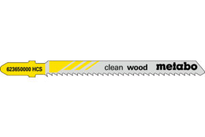 25 пилкових полотен Metabo для лобзиків «clean wood». 74/ 2.5 мм (623608000)