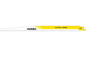 2 пилкових полотна Metabo для шабельних пилок «precision wood». 300 x 1.25 мм (631122000)