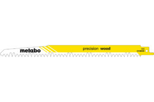 5 пилкових полотен Metabo для шабельних пилок «precision wood». 240 x 1.5 мм (631488000)
