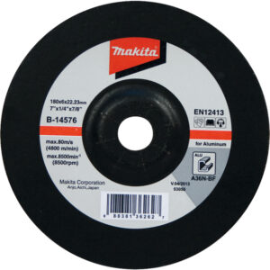 Шліфувальний диск для алюмінія 125×6 36N MAKITA B-17653