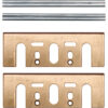 Набір стругальних міні ножів Т.С.Т. 82 мм з пластиною (4 шт.) MAKITA D-07951