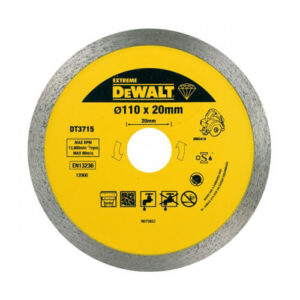 Диск алмазний 110х8мм для плиткореза DWC410 DeWALT DT3715