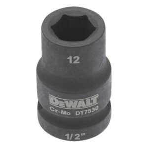 Головка торцева ударна IMPACT 1/2, 12 мм DeWALT DT7530 DeWALT