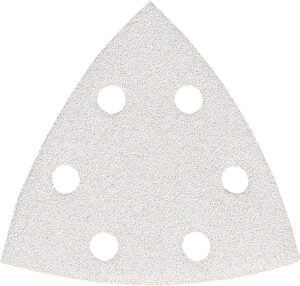 Набір білого трикутного шліфувального паперу 94х94х94 мм К150 6 отворів (10 шт.) MAKITA P-42737