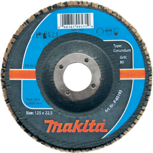 Пелюстковий шліфувальний диск 150х22,23 К60, корунд MAKITA P-65224