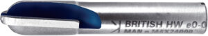 Фреза для фрезерування радіусних заглиблень з двома канавками R5 мм хвостовик 8 мм MAKITA P-78950