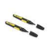Набір з двох плоских маркерів FatMax® із загостреним наконечником і стійкими чорним чорнилом STANLEY 0-47-312 STANLEY 84629