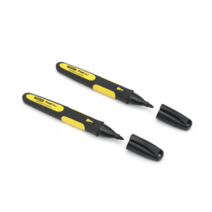 Набір з двох плоских маркерів FatMax® із загостреним наконечником і стійкими чорним чорнилом STANLEY 0-47-312 STANLEY
