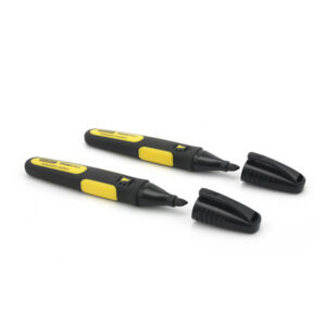 Набір з двох плоских маркерів FatMax® з плоским наконечником і стійкими чорним чорнилом STANLEY 0-47-314 STANLEY