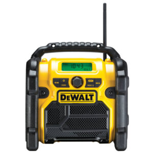 Радіоприймач AM / FM, AUX порт, DeWALT DCR019